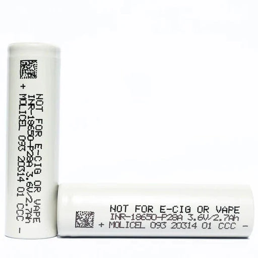10 Pack Molicel P28A 18650 2800mAh 35A Battery Lithium - ion Cells CP28A - 10 - Cap Rouge