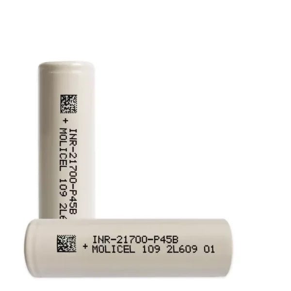 10 Pack Molicel P45B 4500mAh INR21700 - P45B 21700 Lithium - ion Cells CP45B - 10 - Cap Rouge
