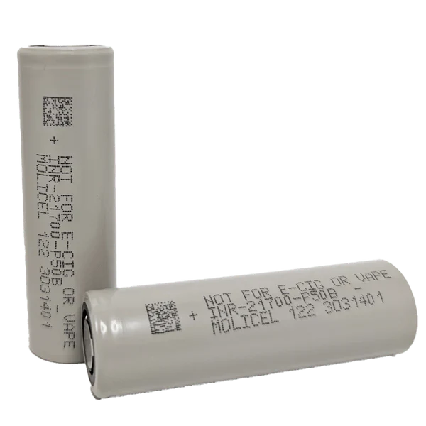 10 Pack Molicel P50B 5000mAh INR21700 - P50B 21700 Lithium - ion Cells CP50B - 10 - Cap Rouge