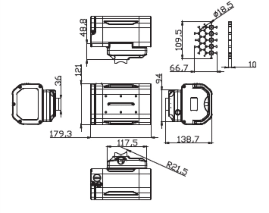 24V 13.2Ah / 317 Wh Multipurpose Samsung eBike Battery And 2A Charger CPBOX24-13.2