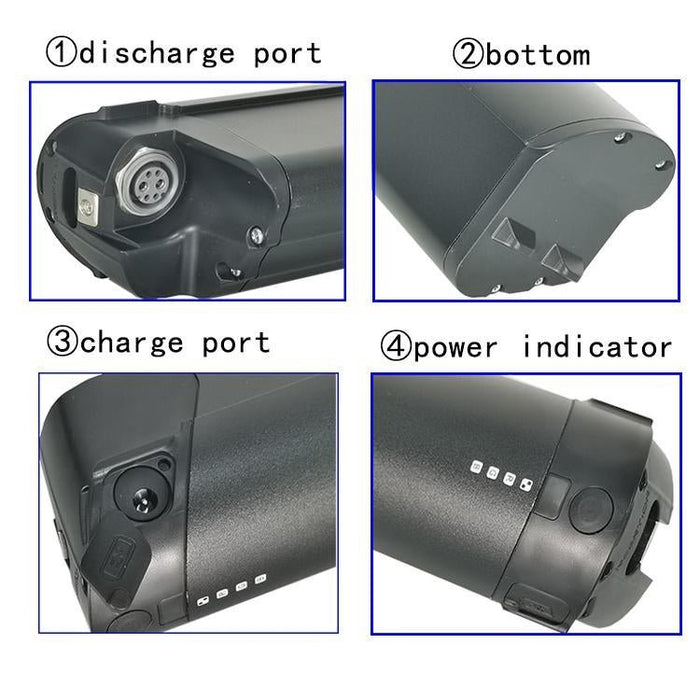 36V 10.4Ah 374Wh Eel Pro In-Frame eBike Battery CPEP36-10.4