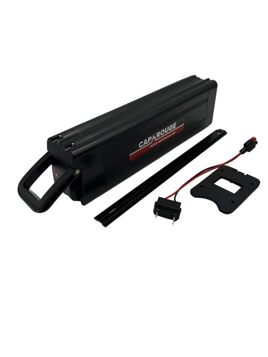 36V 13Ah / 468 Wh Silver Fish Style DLG eBike Battery CPSIADG36 - 13 - Cap Rouge