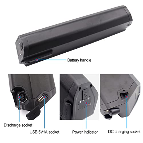 36V 13Ah / 468Wh Dorado 458mm eBike Battery CPGRX36 - 13 - Cap Rouge
