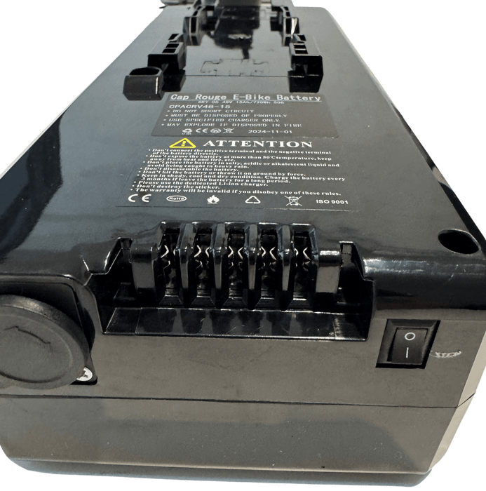 48V 15Ah / 720Wh Ampd Bros / Dirodi eBike Battery CPACRV48-15