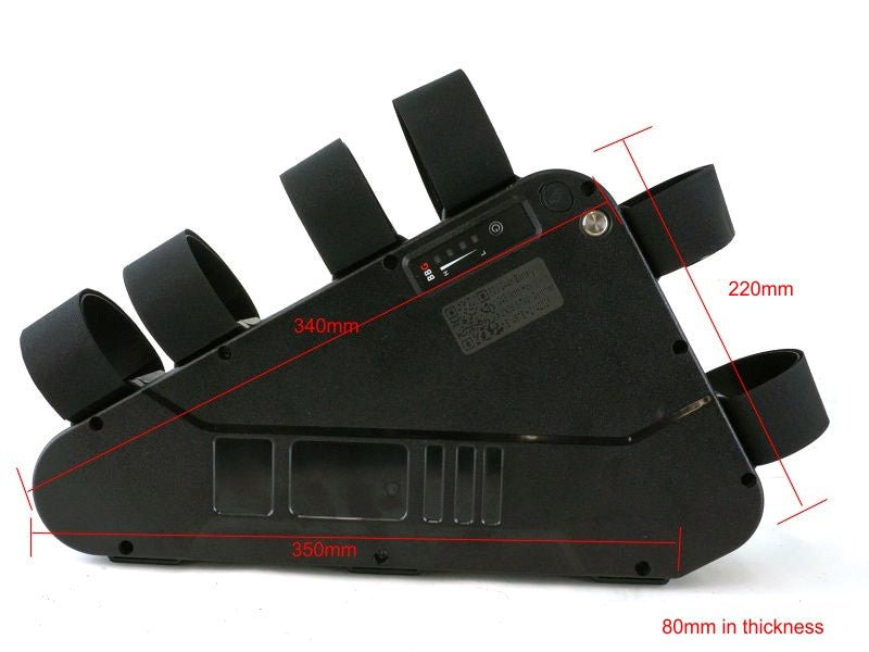 52V 25.6AH 1331WH Triangle CHAM eBike Battery CPGTR52-25.6 - Cap Rouge