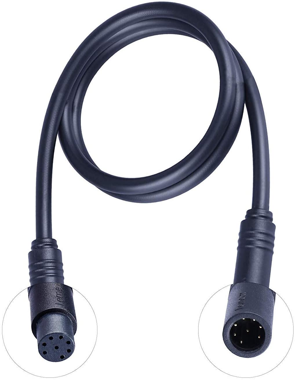 Bafang Main Harness 8 Pin 60CM Extension Cable - Cap Rouge