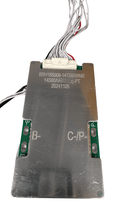 BMS 14S 80A For 52V eBike Batteries - Cap Rouge