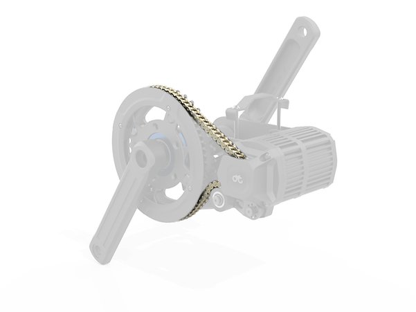 CYC Golden Motor Chain X1 Stealth - Cap Rouge