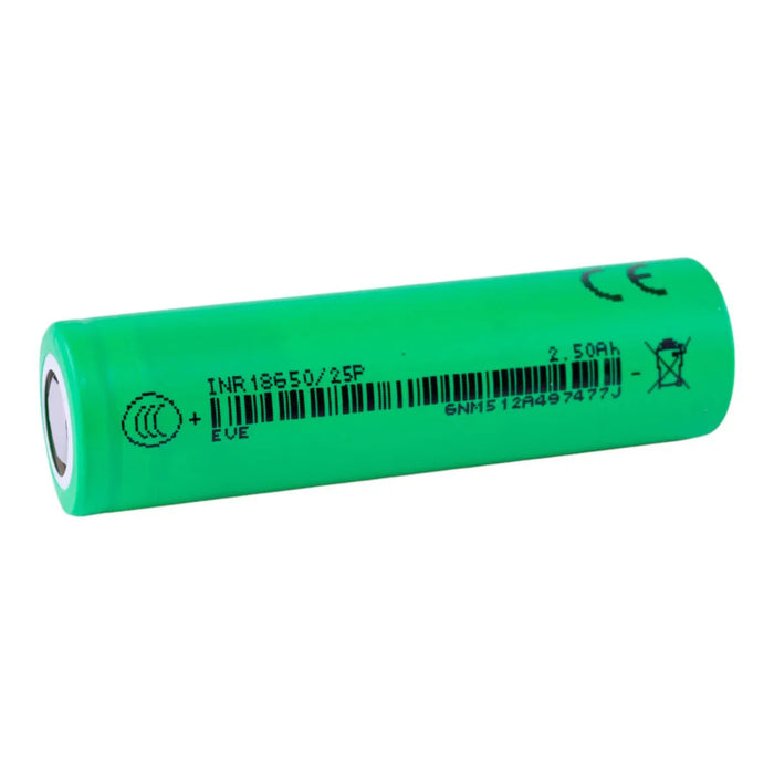 EVE 25P 2500mAh 18650 - 25P Lithium - ion Cells CP25P - 1 - Cap Rouge
