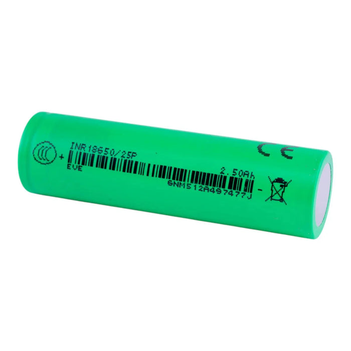 EVE 25P 2500mAh 18650 - 25P Lithium - ion Cells CP25P - 1 - Cap Rouge