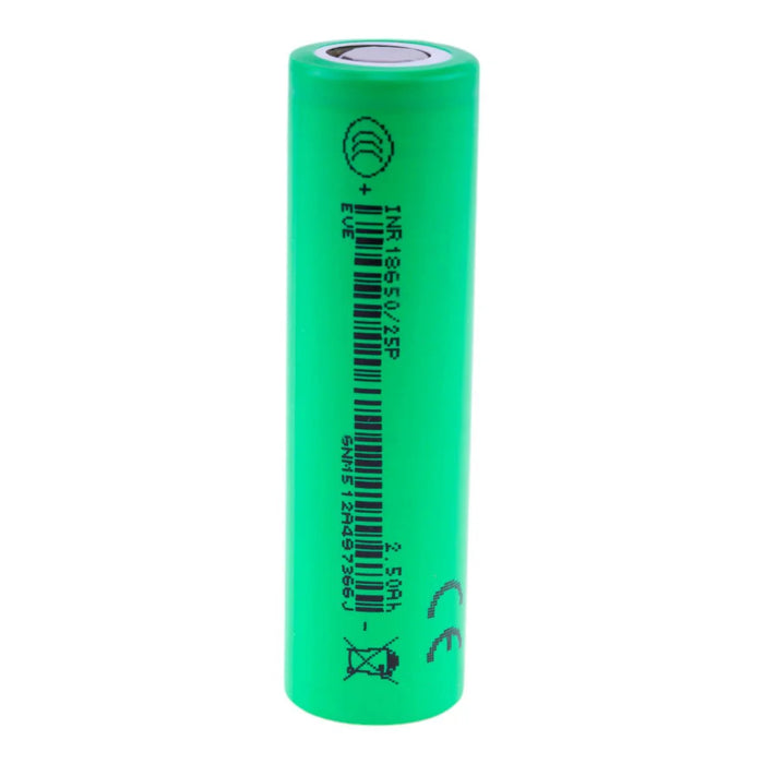 EVE 25P 2500mAh 18650 - 25P Lithium - ion Cells CP25P - 1 - Cap Rouge