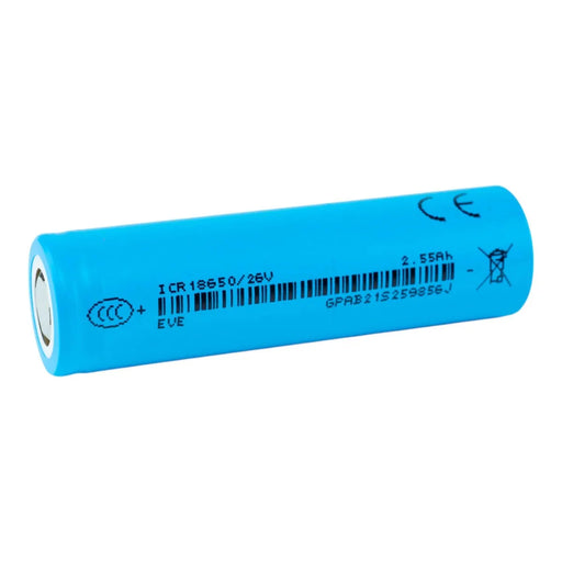 EVE 26V 18650 2550mAh 7.5A Battery - Cap Rouge