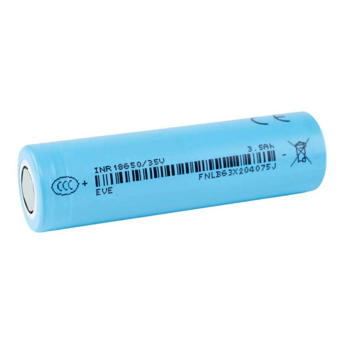 EVE 35V 18650 3500mAh 10A Battery - Cap Rouge