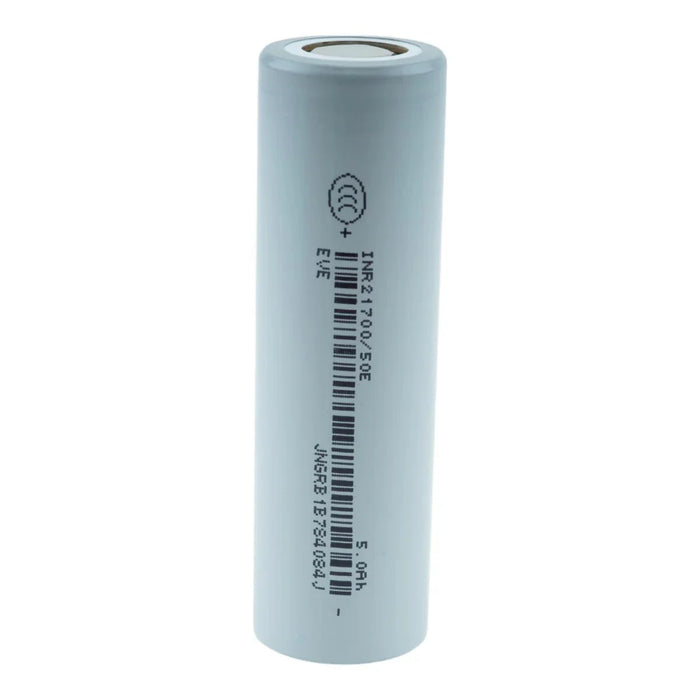 EVE 50E 5000mAh 21700 - 40P 70A Lithium - ion Cells CPEVE50E - 1 - Cap Rouge