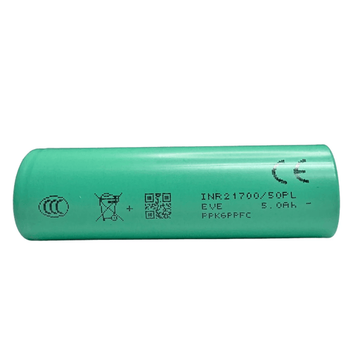 EVE 50PL 21700 5000mAh 50A Battery - Cap Rouge