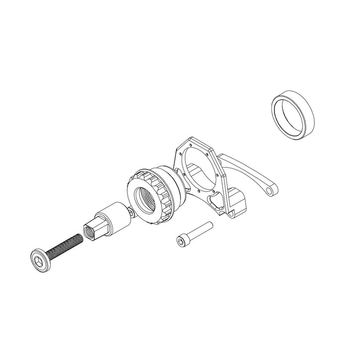 Lekkie BB86/92 Bafang Adapter - Cap Rouge