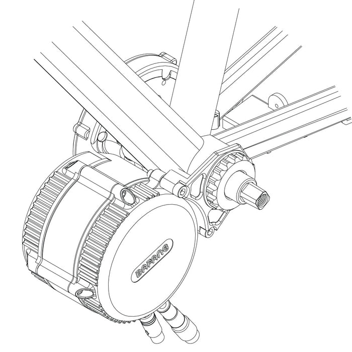 Lekkie BB86/92 Bafang Adapter - Cap Rouge
