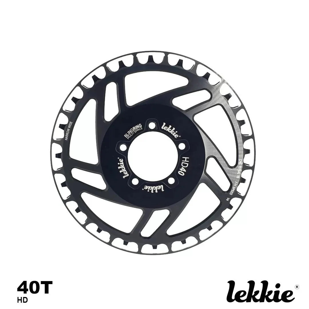 Lekkie Bling Ring 40T HD Sprocket Only - Cap Rouge
