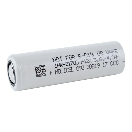Molicel 21700 P42A 4200mAh 45A Battery - Cap Rouge