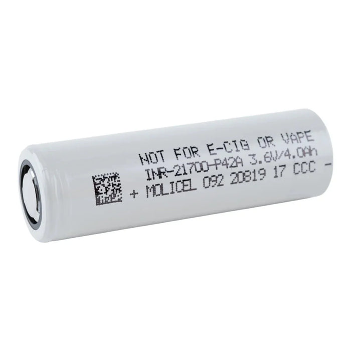 Molicel 21700 P42A 4200mAh 45A Battery - Cap Rouge