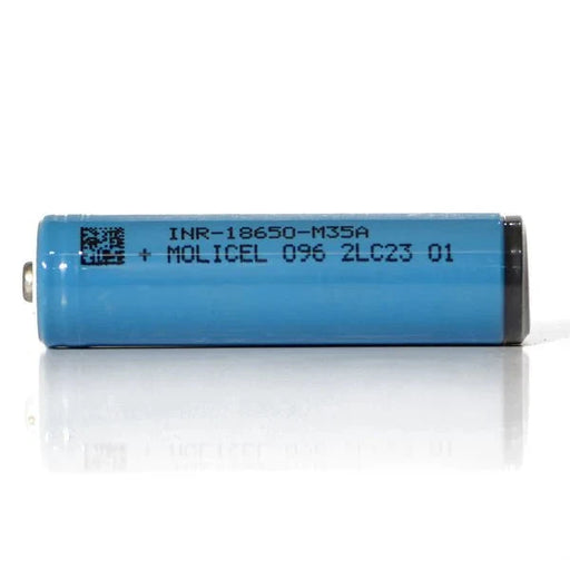 Molicel M35A 18650 3500mAh 10A - Protected Button Top Battery - Cap Rouge