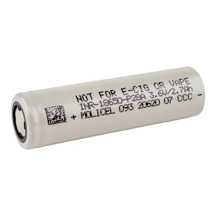 Molicel P28A 18650 2800mAh 35A Battery - Cap Rouge