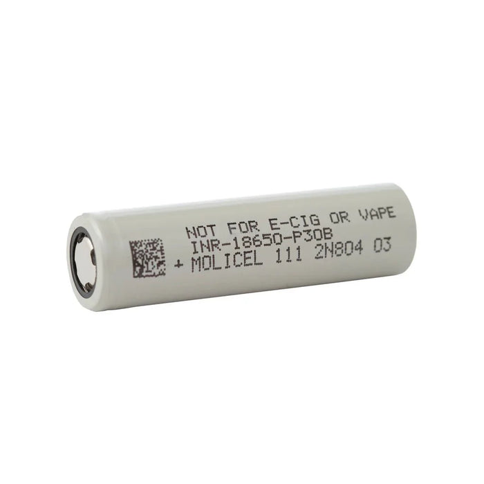 Molicel P30B 18650 3000mAh 35A Battery Lithium - ion Cells CP30B - 1 - Cap Rouge
