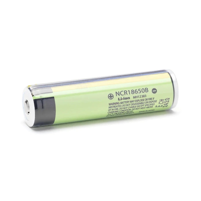 Panasonic NCR18650B 3350mAh 4.87A Battery - Protected Button Top - Cap Rouge