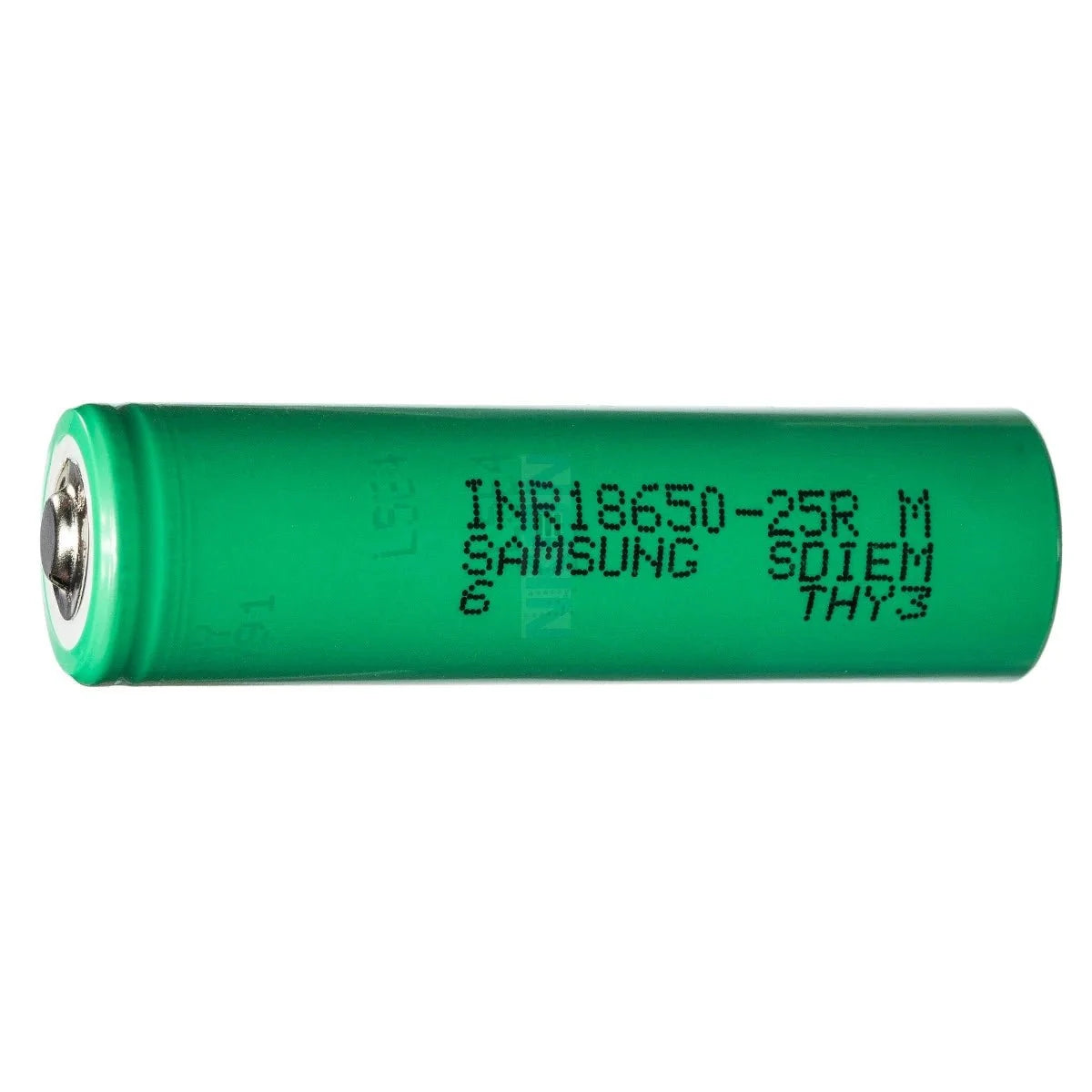 Samsung 25R 18650 2500mAh 8A - Button Top Battery - Cap Rouge