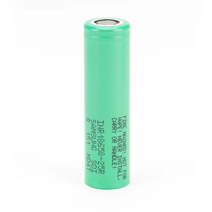 Samsung 25R 2500mAh INR18650 - 25R Lithium - ion Cells CP25R - 1 - Cap Rouge