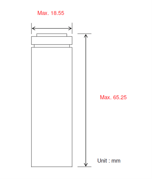 Samsung 35E 3500mAh INR18650-35E Lithium-ion Cell CP35E-1 - Cap Rouge