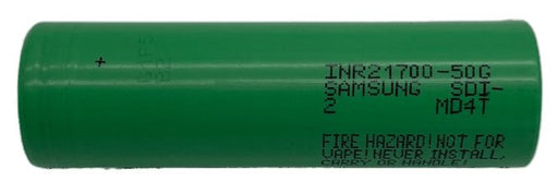 Samsung 50G INR18650-50G 5000mAh 21700 Lithium-ion Cell CP50G-1 - Cap Rouge