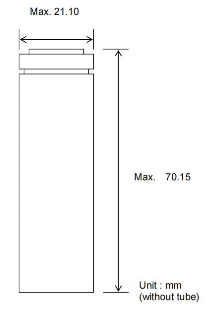 Samsung 50G INR18650-50G 5000mAh 21700 Lithium-ion Cell CP50G-1 - Cap Rouge