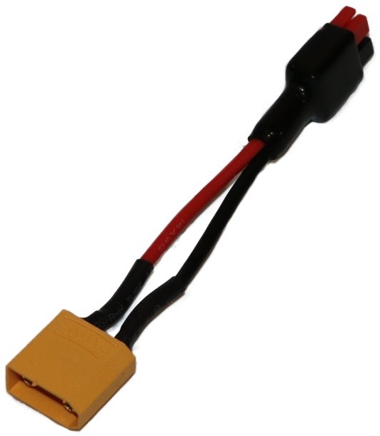 XT90 Male to Micro Anderson Adapter CPXT90AN - Cap Rouge